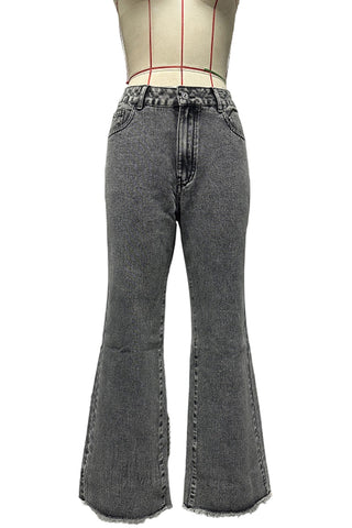 Wide-Leg Straight Jeans