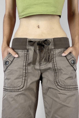 Stylish Drawstring Bootcut Jeans