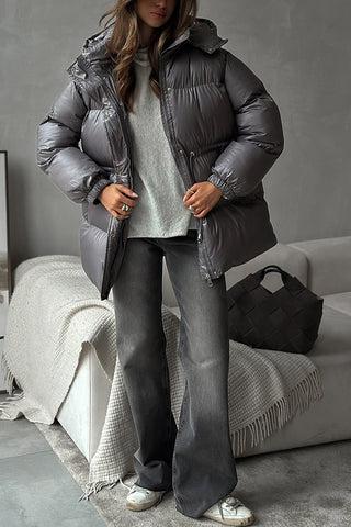 Belted Puffer Jacket