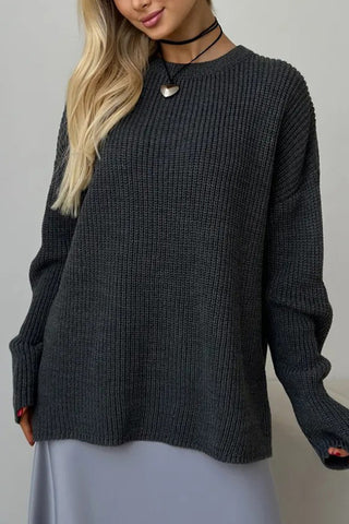 Classic Knit Pullover Sweater