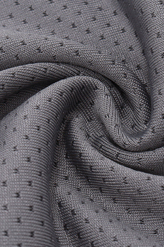 Sporty Mesh V-Neck Halter Shorts Set