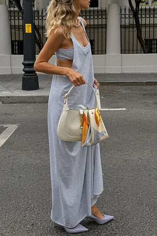 Sleeveless Casual Maxi Dress