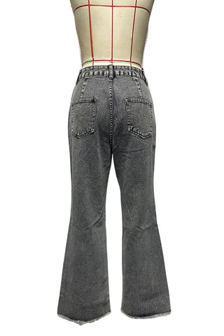 Wide-Leg Straight Jeans