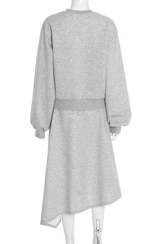 Asymmetrical Skirt Set