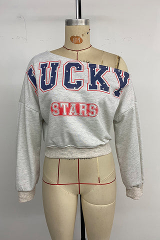 Off-Shoulder Lucky Stars Top