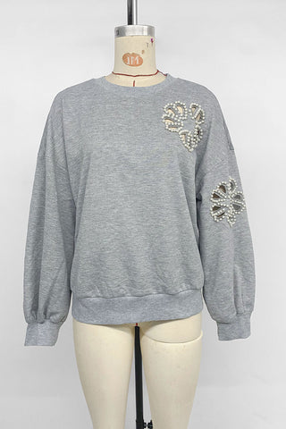 Cutout Floral Design Top