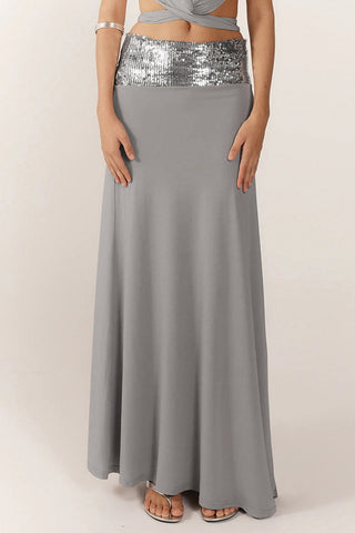 Cutout Crop Top and Skirt Set