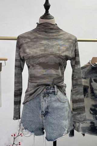 Graphic Long Sleeve Top