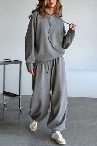 Relaxed Hoodie and Pants Set