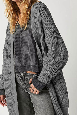Cozy Open-Front Cardigan