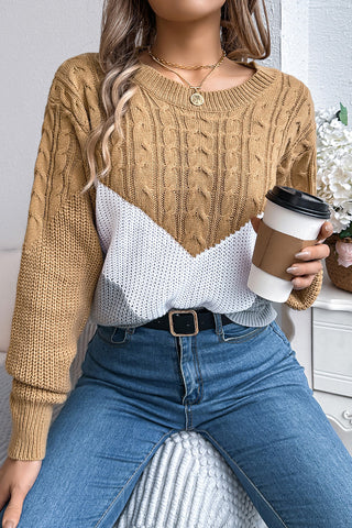 Chevron Knit Sweater