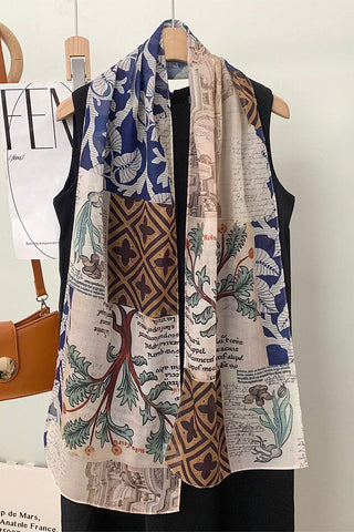 Elegant Paisley Print Scarf