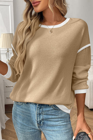 Casual Ribbed Sweater