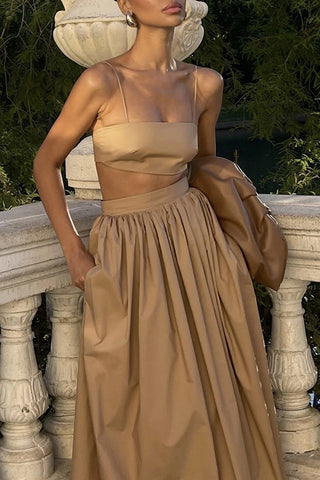 Elegant Two-Piece Skirt Set