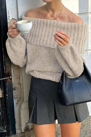 Cozy Off-Shoulder Sweater