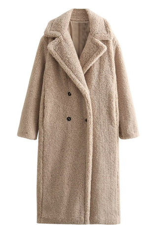 Cozy Longline Teddy Jacket