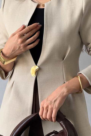 Elegant Open-Front Blazer