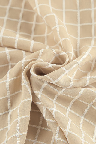 Stylish Checkered Short Set