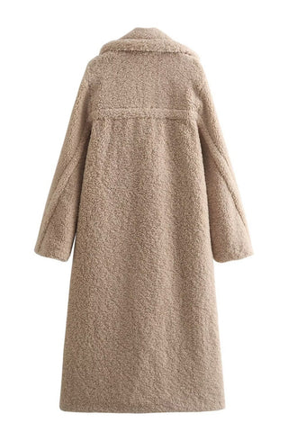 Cozy Longline Teddy Jacket