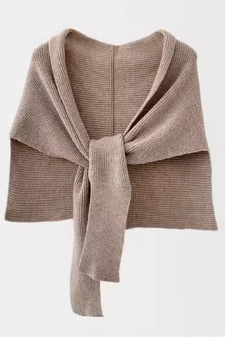 Asymmetrical Ribbed Shrug Cardigan