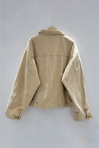 Patterned Zip-Front Jacket