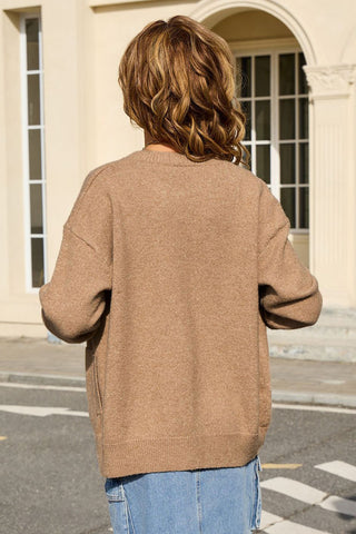 Classic Button-Front Cardigan