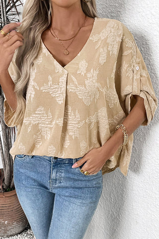 V-Neck Loose Fit Blouse