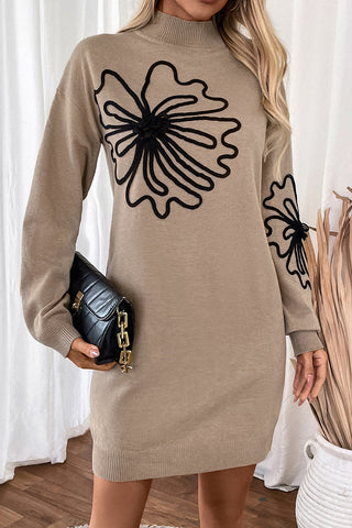 Floral Pattern Casual Dress