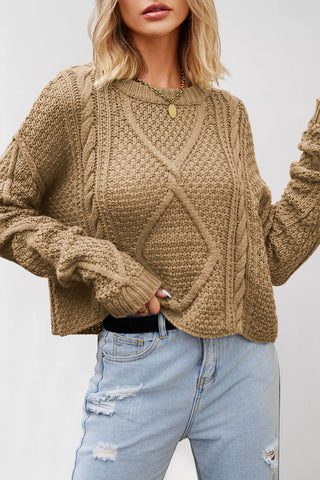 Classic Cable-Knit Sweater
