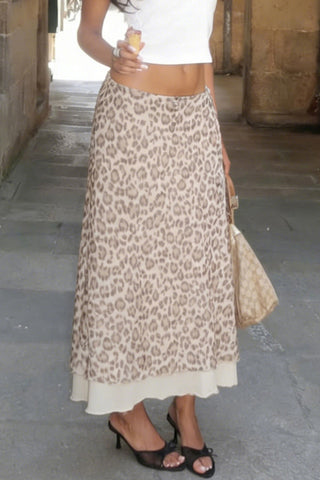 Animal Print Skirt
