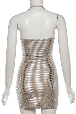 Halter Bodycon Mini Dress