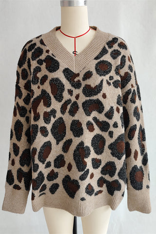 Stylish Animal Print Sweater