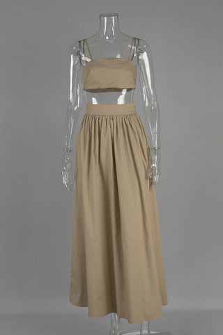 Elegant Two-Piece Skirt Set