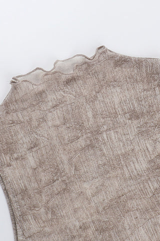 Sleeveless Textured Tank Top