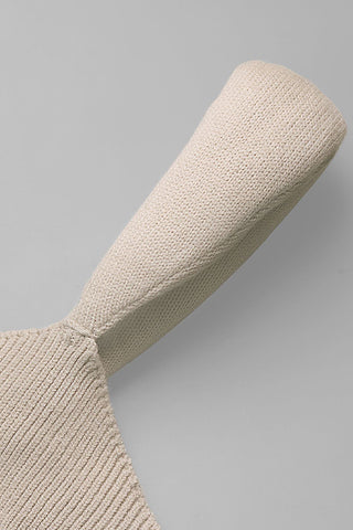 Knitted Sleeveless Crop Top