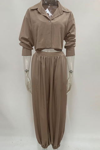 Relaxed Jacket and Pant Set