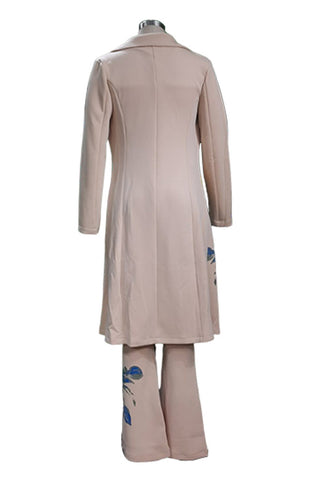 Floral Trench Bandeau & Pants 3-Piece Set