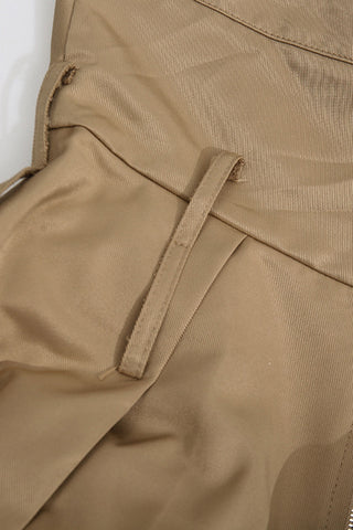 Strapless Double-Breasted Casual Dress