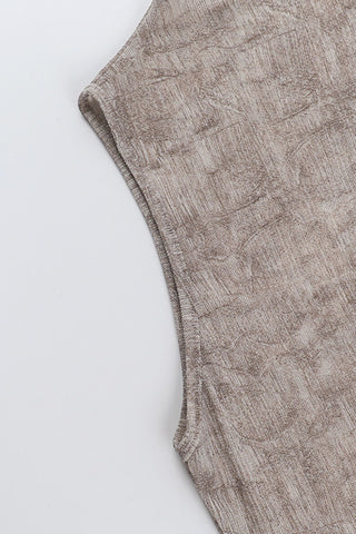 Sleeveless Textured Tank Top