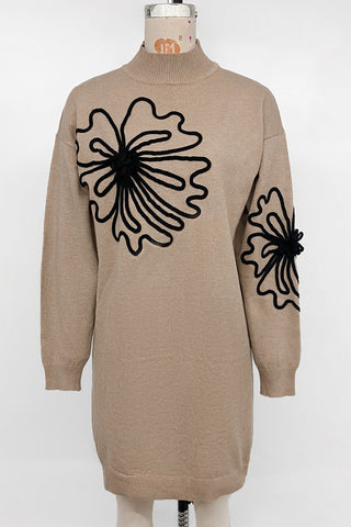 Floral Pattern Casual Dress