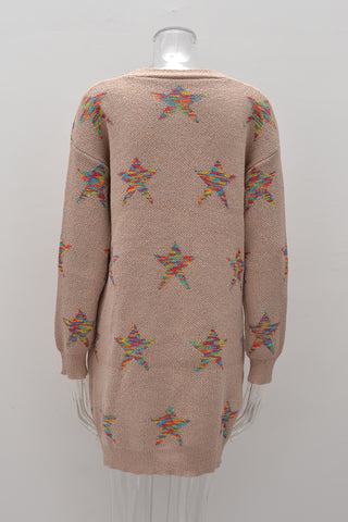 Stylish Open-Front Knit Cardigan
