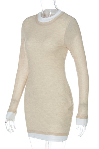 Long-Sleeve Casual Dress