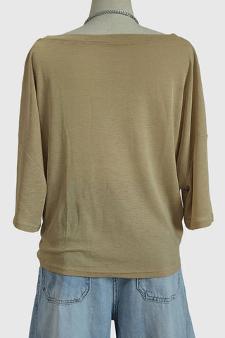 Off-Shoulder Tie-Front Cover-Up
