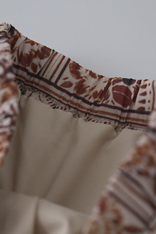 Bohemian Print Maxi Skirt