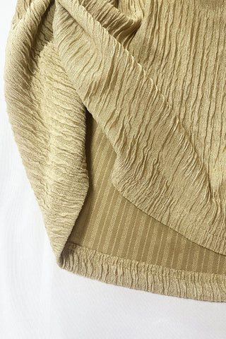 Asymmetric Skirt Set with Tie Detail