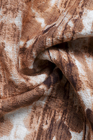 V-Neck Casual Print Dress