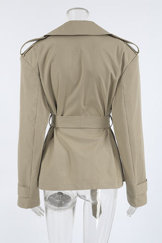 Belted Double-Breasted Jacket
