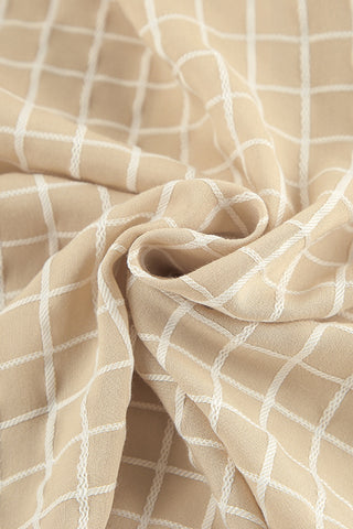 Stylish Checkered Short Set