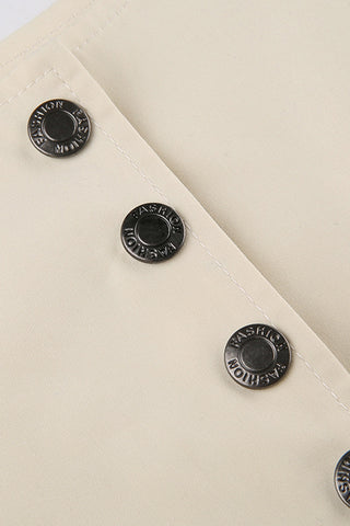 Lace-Up Ruffle Hem Casual Shorts