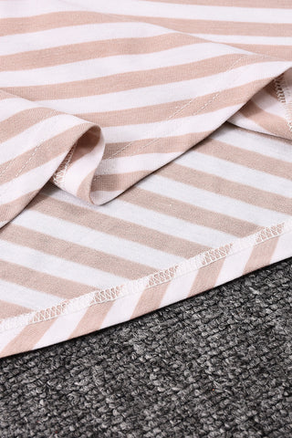 One-Shoulder Striped Dress